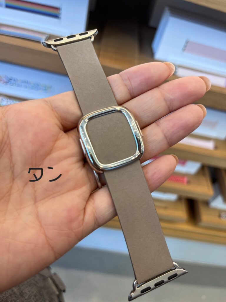 Apple Watch モダンバックル ❁ 着飾っ 41mm タンモダンバックル S