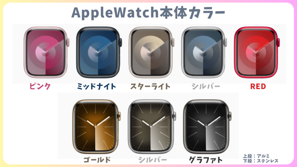AppleWatch女性に人気な色は？おすすめランキングを女性ユーザーが紹介 